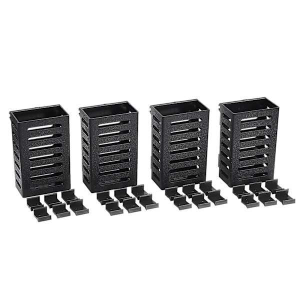 Akvarium Planteholder Hengende Akvatisk Plantepot Vann Akvatisk Plantepot Med Hull Akvarium Planting Kopper Svart Black pcs