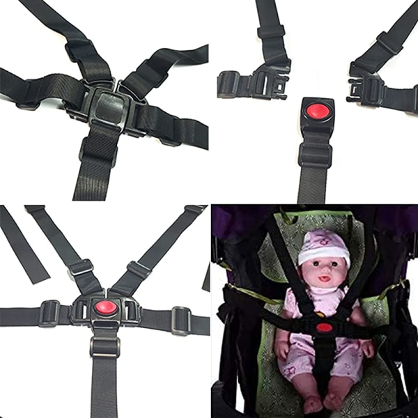 Anti-tapt babybelte, Baby Kids Safty Anti Lost Walking Håndbelte Håndleddslenke Strikkbånd Sikkerhetssele for småbarn, reisehjelper