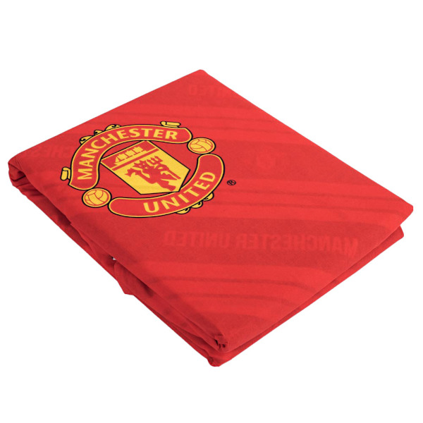 Manchester United FC Core Stripe Dyne Sæt Enkelt Seng Rød/Gul Rød/Gul/Sort Red/Yellow/Black Single