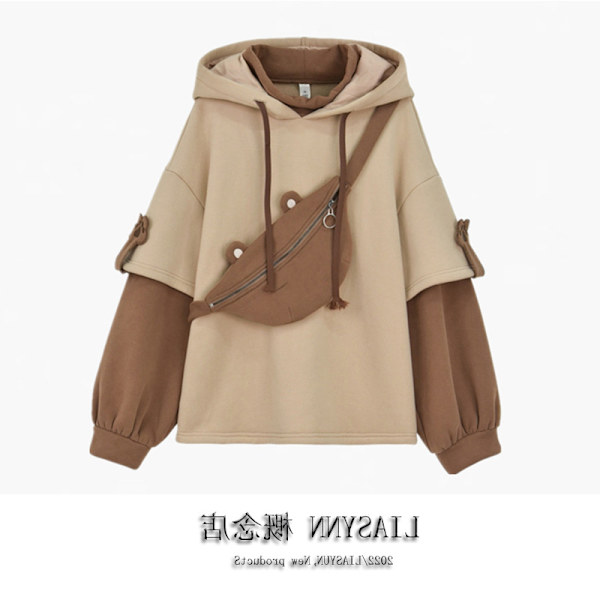 Harajuku-tyyliinen Anime-huppari naisille, Korean Kawaii Crew thicker version XL