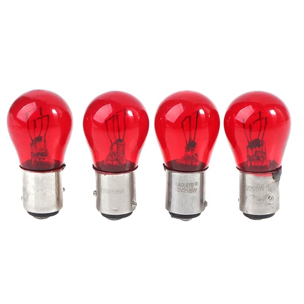 2 stk. BAW15D Røde Brems Stop Baglygte Bil Lampe 12V Blinklys BAZ15D