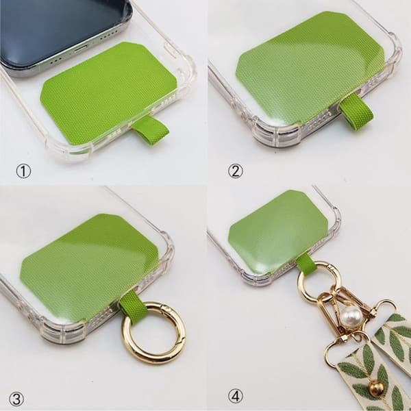 Justerbar telefonstropp – Avtakbar nakkestropp for mobiltelefon, 120 cm, Universal stropp, Brun Bruin