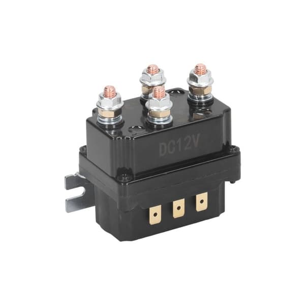 12V 250A Industrial Winch Relay Remote Control Relay Contactor Switch for ATV UTV 2000 to 5000lbs Winch with 6 Protective Caps Ovsor