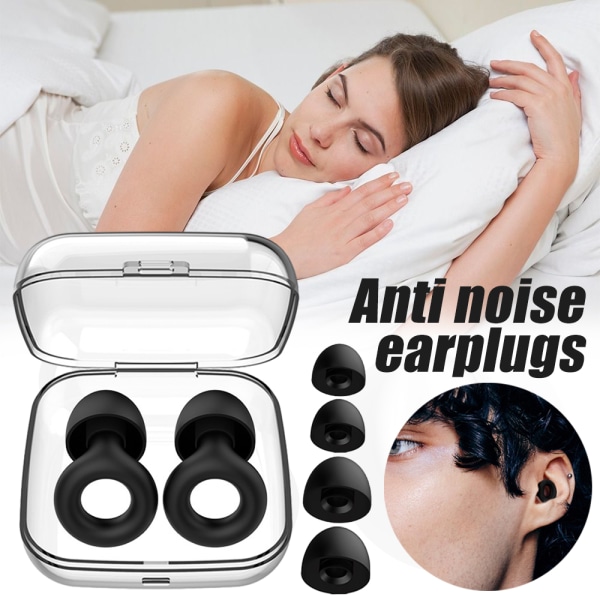 Sløjfeformede ørepropper Vandtætte til søvnstøjreducerende høreværn