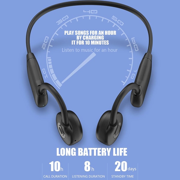 Bone Conduction -kuulokkeet Langattomat Bluetooth 5.3 -kuulokkeet