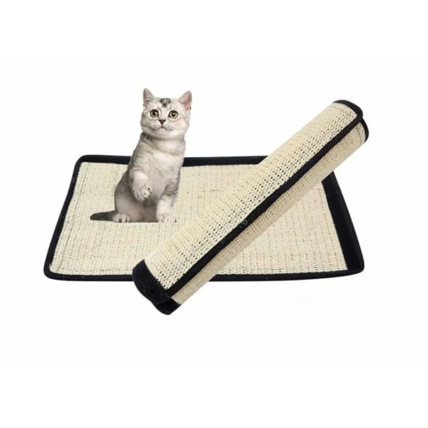 (2-pack) Scratching mats Scratching board Cat Scratching mats Sisal mats with Velcro and screw pins to protect wall sofa Corner table legs