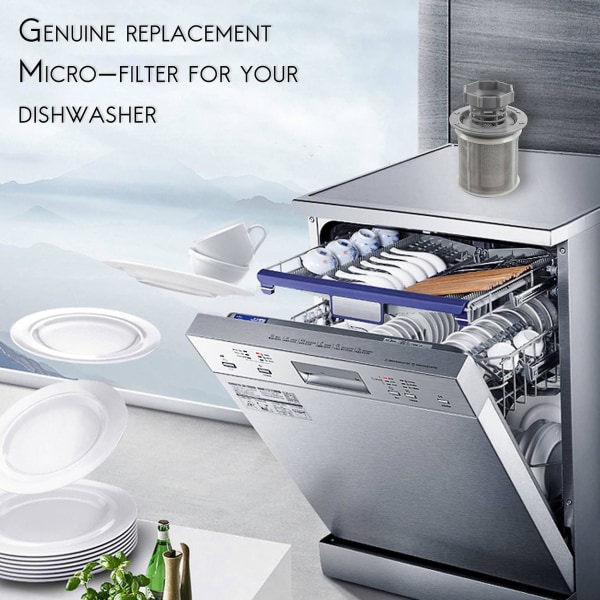2-delt oppvaskmaskin Mesh Grå oppvaskmaskinsett 427903 170740-serien erstatning for oppvaskmaskin