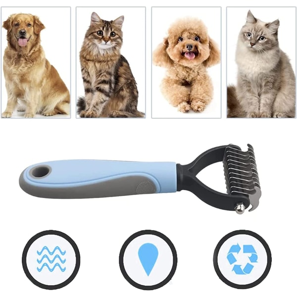 Hundborste Kattborste, hundtrimmare, hundborstekammare och långt hår, hundborste, hund- och katttrimmare Ta bort underull från husdjur
