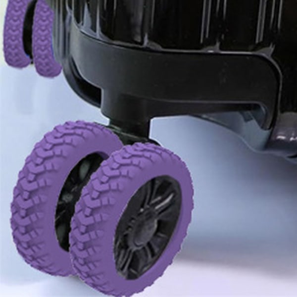 stk Bagage hjulbeskyttere Kuffert Hjulbeskyttere LILLA Purple