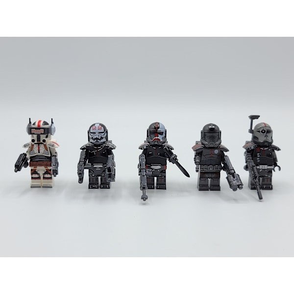 Star Wars Bad Batch Custom Minifigur 5-pakning