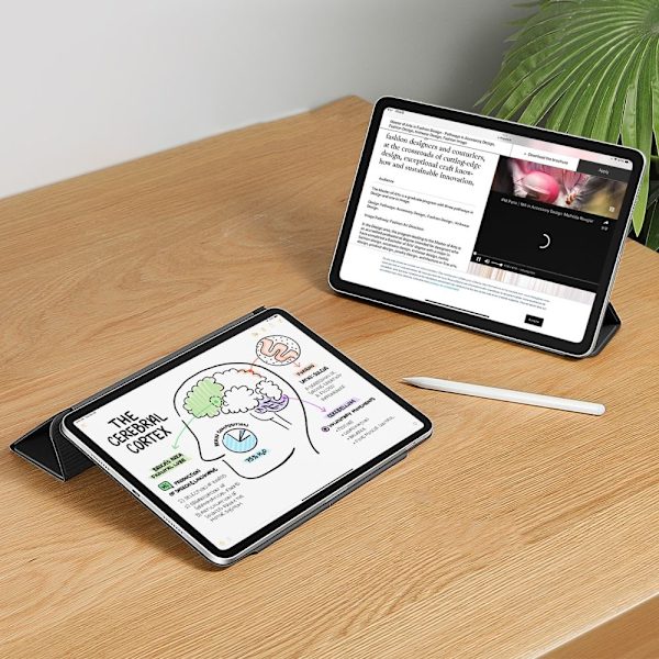 ESR iPad Air 13 2024 / Pro 12.9 2020-2022 Kotelo 2-in-1 Magneettisella Palautuksella