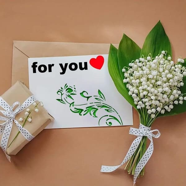 Large Floral Pattern Stencils for Garden Fence, Reusable Painting Stencils, 8 Pcs pcs C- 15 cm x 7.5 cm
