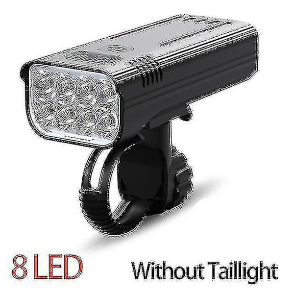 30000 Lumen Sykkellys 10000mah USB Ladbar Batteri LED Sykkellys Hodelykt Mtb Vanntett Lommelykt Hodelykt