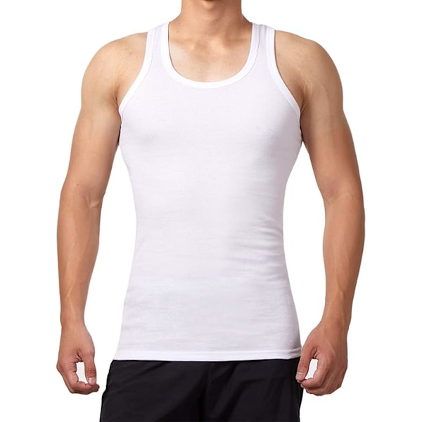 5-pack herr underkläder i 100% bomull (vit * 5) - XL