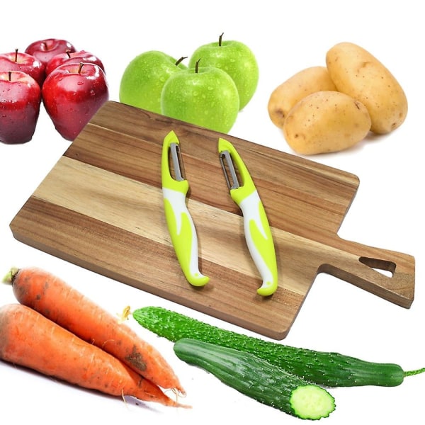 2 stk Blade Frukt Grønnsaksskreller Potetskreller Kjøkken Gadgets