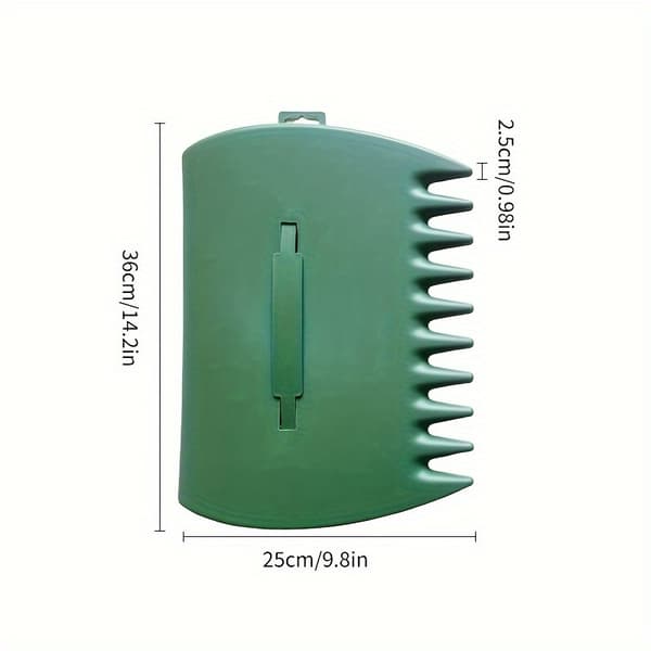 2 delar lövskyfflar handkratta stora trädgårdsgripare i plast för löv gräsklipp Leaf Clip