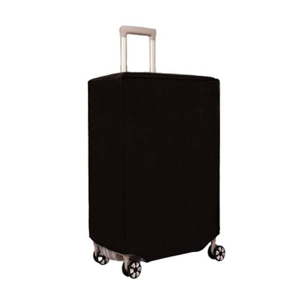 Väskskydd i non-woven, slitstarkt, reptåligt, vattentätt, svart Black 26 inches