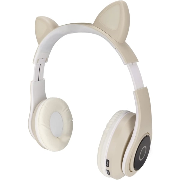 Cat Ear trådløse hodetelefoner, 5.0 RGB-hodetelefoner, sammenleggbare