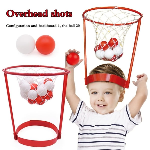 Overhead basket for barn, skyteleker, overhead basket enkeltsett utendørs leketøy