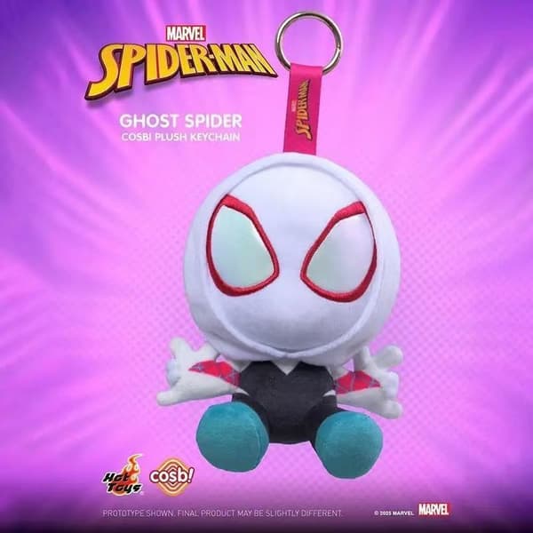 Spider-Man COSBI Plys Nøglering Blind Boks, Marvel Venom Blød Udstoppede Samlerobjekt Vedhæng til Fans c