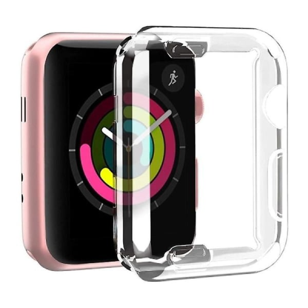 2 stk Transparent 40mm TPU etui til Apple Watch - Fuld dækning