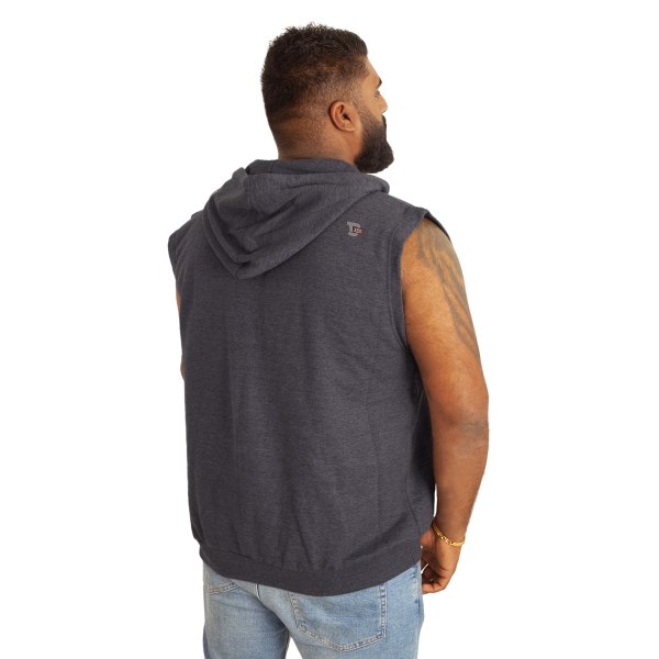 D555 Herr Blake Kingsize Sleeveless Hoody 6XL Charcoal Melange Charcoal Melange Charcoal Melange 6XL