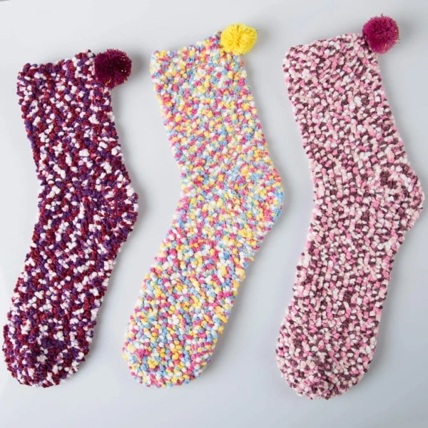 Cupcake Snuggle Socks Naisten lahjat Naisten lahjapakkaus Sukat Joululahjat Ystävänpäivä Syntymäpäivälahjat Naiset Tyttöystävä 3 paria