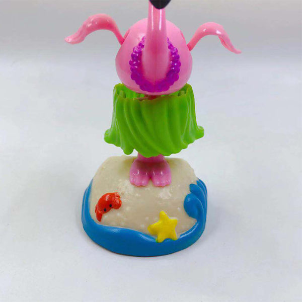 Bilpynt Power Dance Svingende Flamingo Leke Dashboa 1 pc