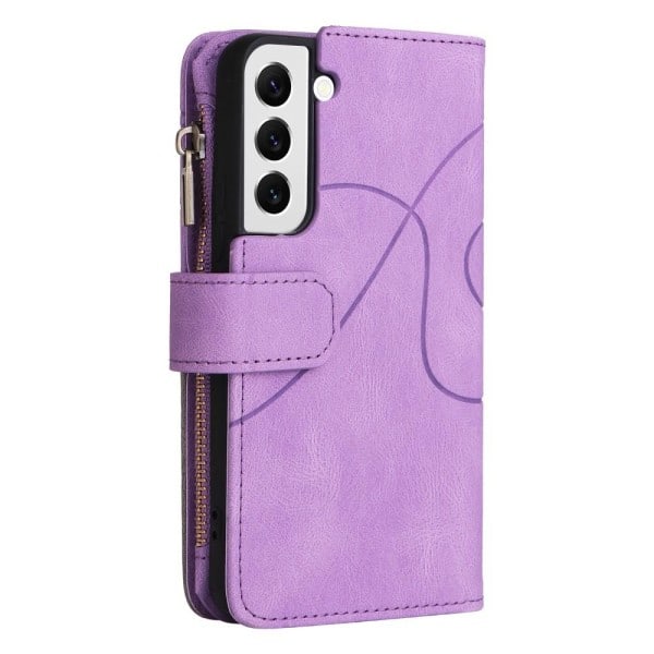 KS Lommebok-etui for Samsung Galaxy S22 - Lilla Lilla