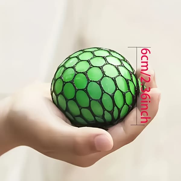 Stressaflastende Druebold Håndtræner Squishy Angstlegetøj til Børn Voksne Festgave Random 2Pcs