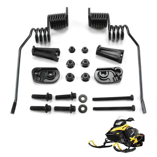 Skinnemonterte isskraper for snøscooter, reverskraper for Ski-Doo 600 860201728