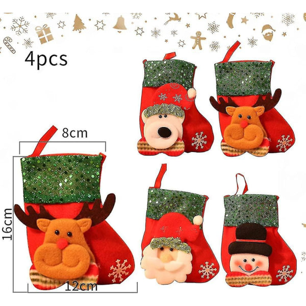 Juleferie sokker, Socks sæk gavepose, julestrømpe, julesokker, sokker Dekoration, julesokker, familiefest