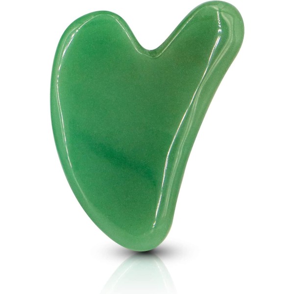 Gua Sha -kivi, kasvojen gua sha -työkalu, gua sha -raaputushieronta luonnollinen jade kasvot kaula vartalo akupunktio raaputusterapia null null none