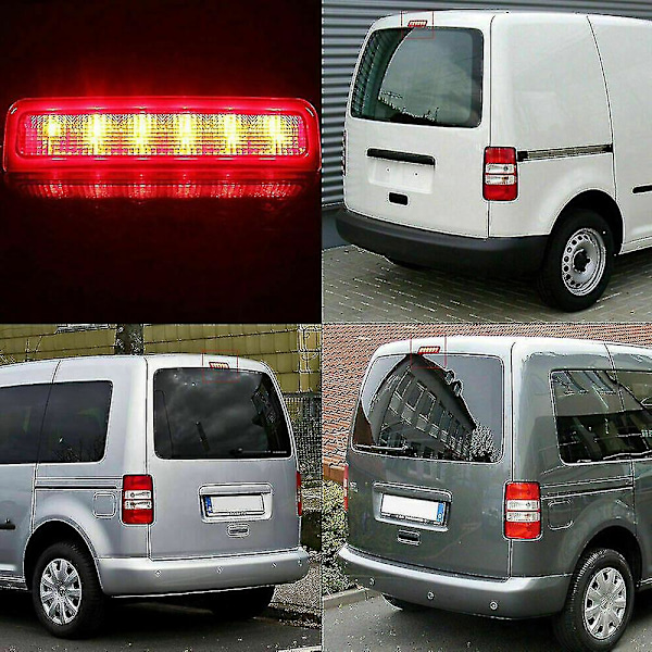 LED-baglygter til Caddy 2004-2015, 3. bremselys, centermonteret