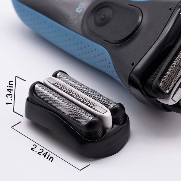 32B S3 ersättningshuvuden för rakning, kompatibla med Braun Series 3 elektriska rakmaskiner