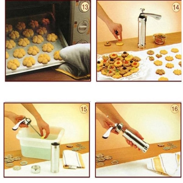 Biscuit Press Machine Kage Glosting Sæt Biscuit Press Køkken Kage Værktøj