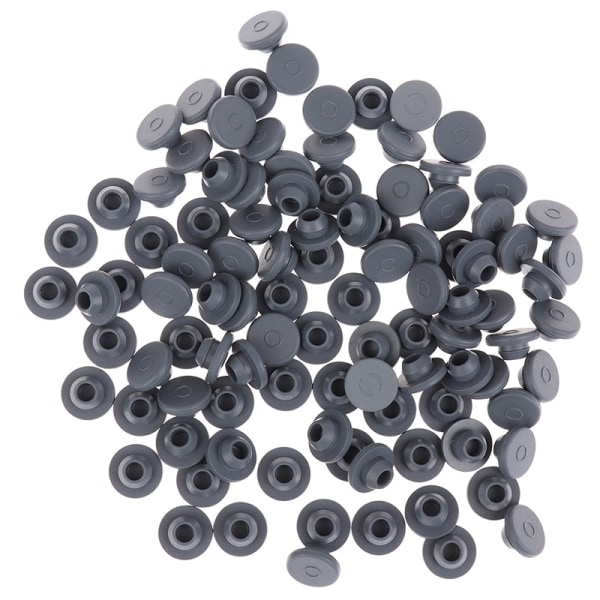 100pcs Rubber plugs Self-sealing injection ports For 13mm Gl