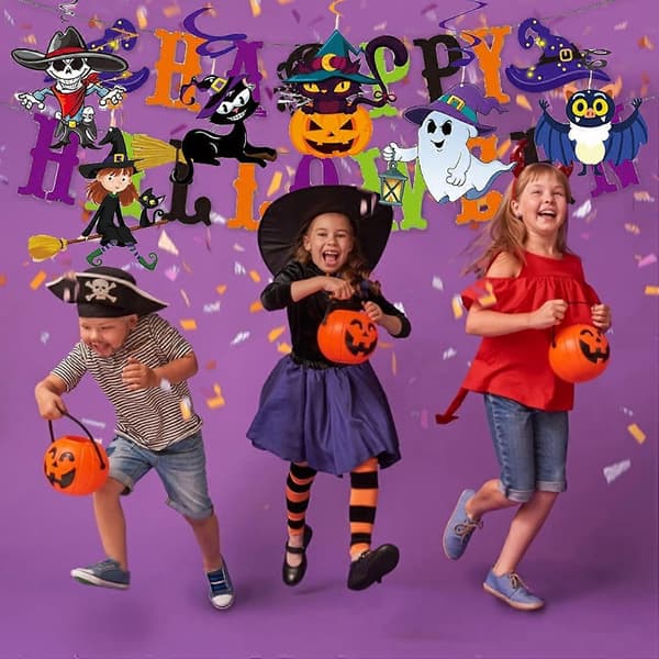 Kit Dekorasjoner Halloween, Dco Halloween Deco Halloween Interiør, Kit Halloween @