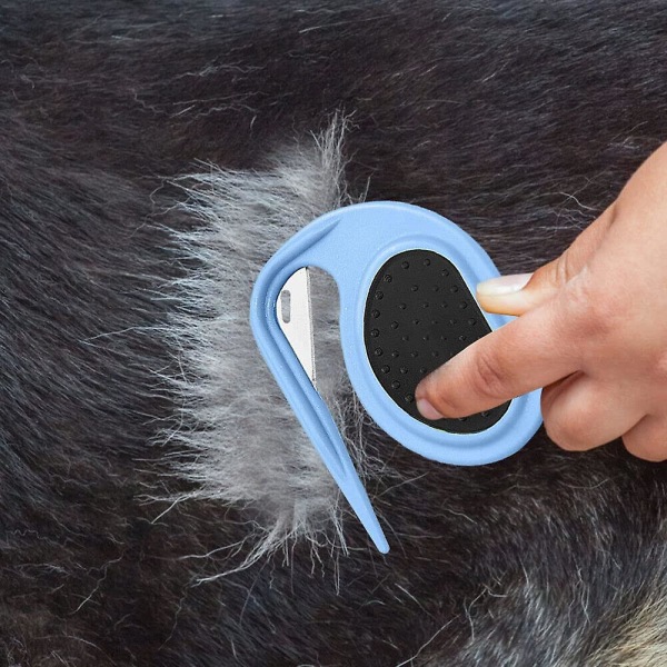 3 stk sikker og skånsom knutekam for kjæledyrhund Kattpels Buster hårklipper for å fjerne matter, knuter og floker