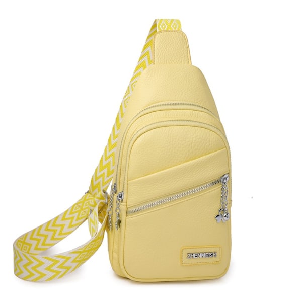 Slyngeveske for kvinner, belteveske for kvinner GUL yellow
