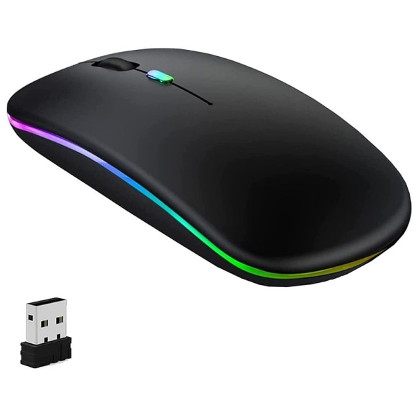Trådløs mus egnet for bærbar PC kan lade LED Bluetooth
