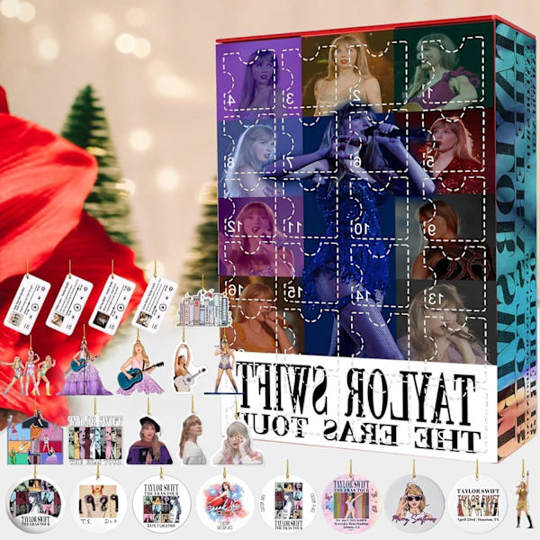 Taylor Swift Armbånd Julekalender Julepynt Æske Gave E
