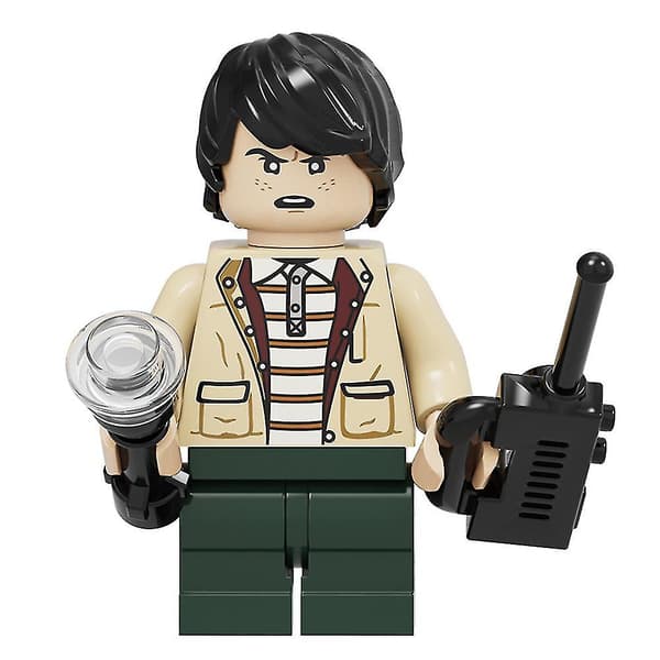8 stk./sæt Mini Stranger Things samlede legetøjsbyggeklodser Humanoide figurer