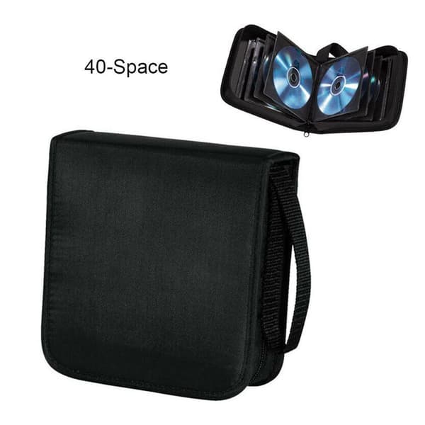40 Case CD/DVD Ray Disc Bæretaske Holder Beskyttelse Tegnebog Taske Opbevaring