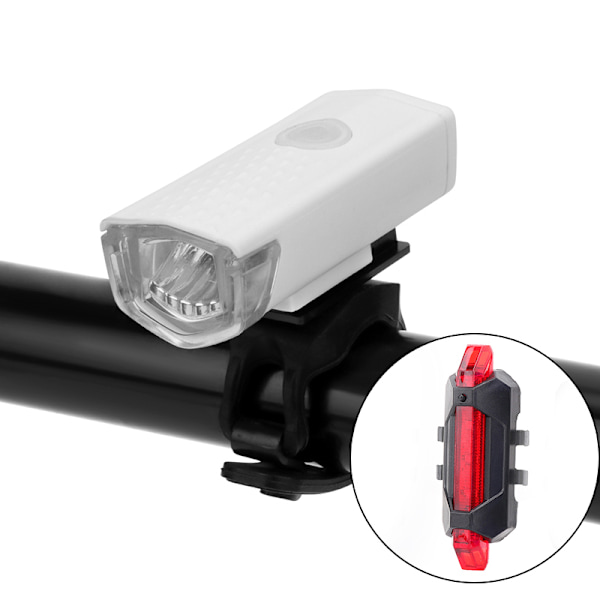 Oppladbar Sykkel Frontlykt Sykkel Lampe Foran Bak