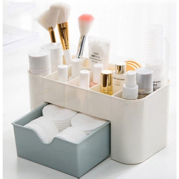 Pearl kosmetisk kosmetisk kosmetisk børste opbevaringsboks, selvklæbende bomulds opbevaringsboks med