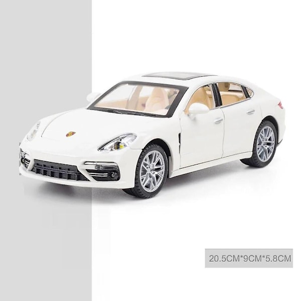 1/24 Panamera Simuleringsbil Model Legetøj Metal Diecast Legering Køretøjsmodeller Med Tilbagetrækningsfunktion Legetøj Med Lys Og Lyd