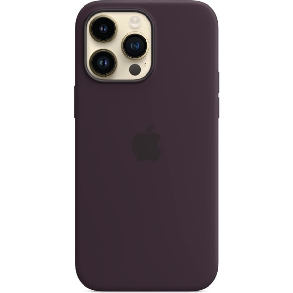 Apple Silikondeksel med MagSafe for iPhone 14 Pro Max Elderberry