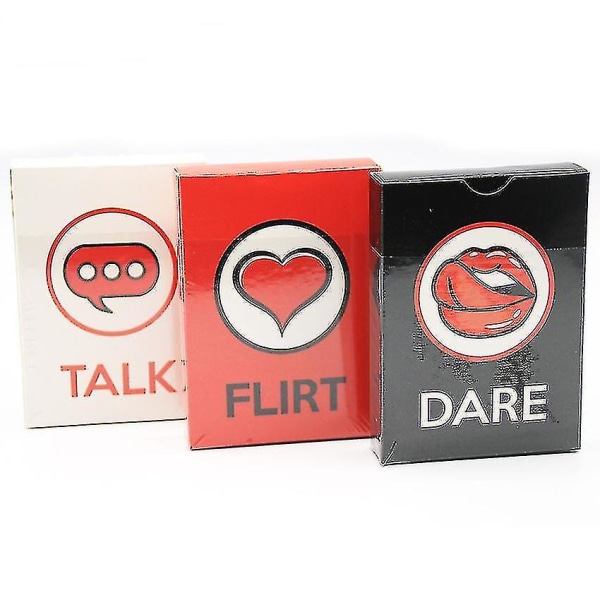 Talk Flirt Dare Party Game Kort, brætspil, velegnet til at drikke og fest