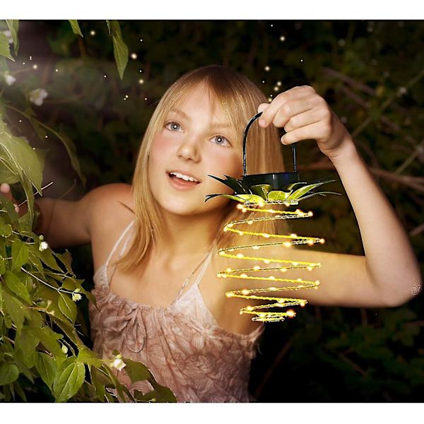 HKK 2 kpl metallisia aurinkovaloja ananaskuviolla, 60 LED-valoa, vedenpitävät aurinkovalot ulkokäyttöön